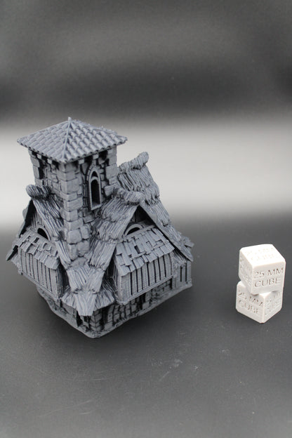 Tabletop Terrain Fantasy Hedge Witch Cottage Dnd RPG wargame skirmish 28mm