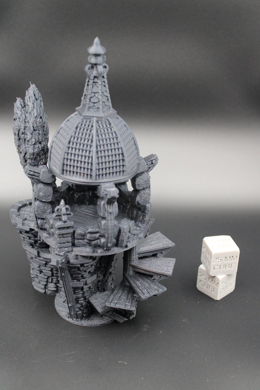 Tabletop Terrain Fantasy Raised Lookout Gazebo Dnd RPG wargame skirmish 28mm