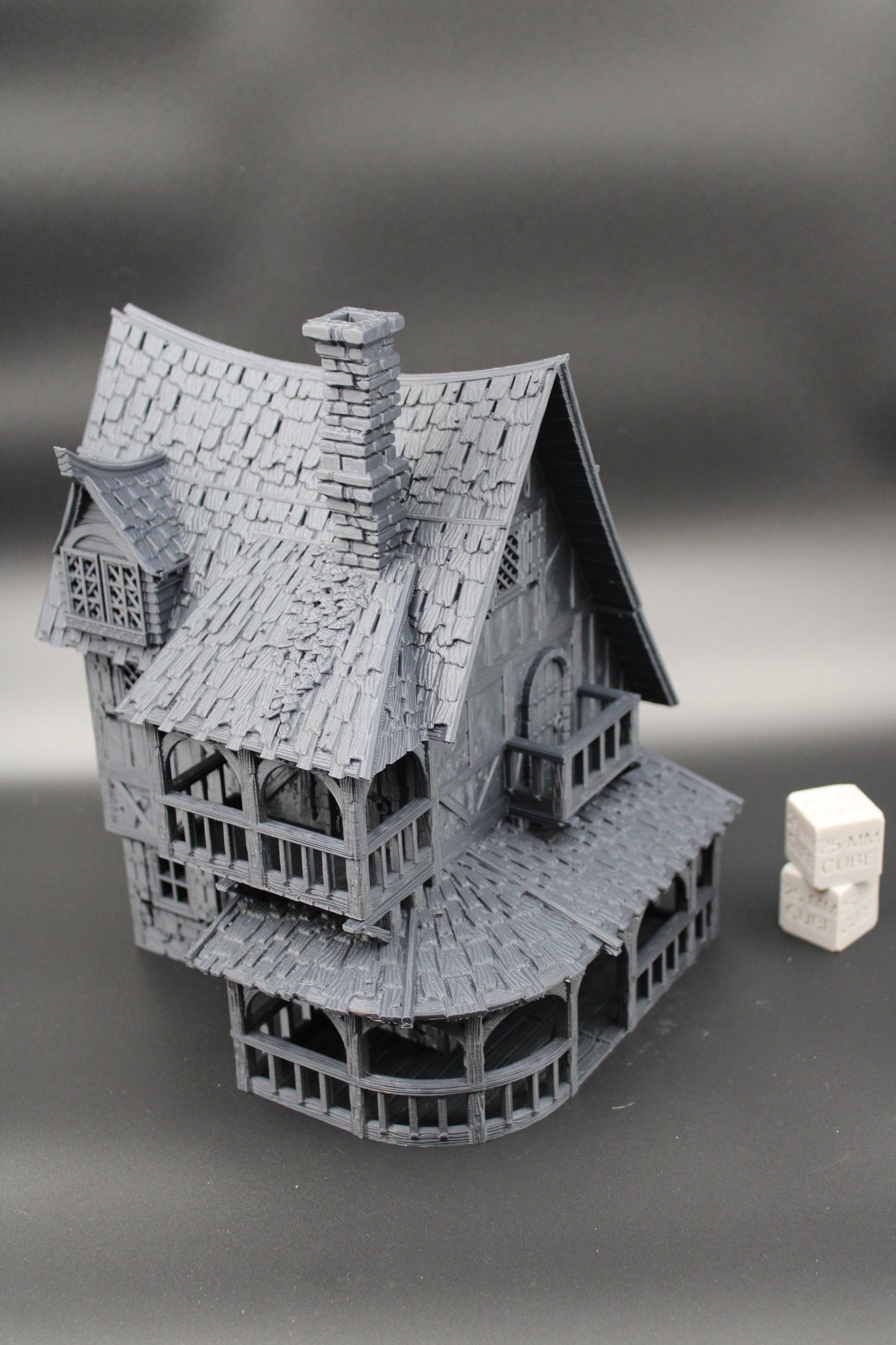 Tabletop Terrain Fantasy Blue Donkey Inn Dnd RPG wargame skirmish 28mm