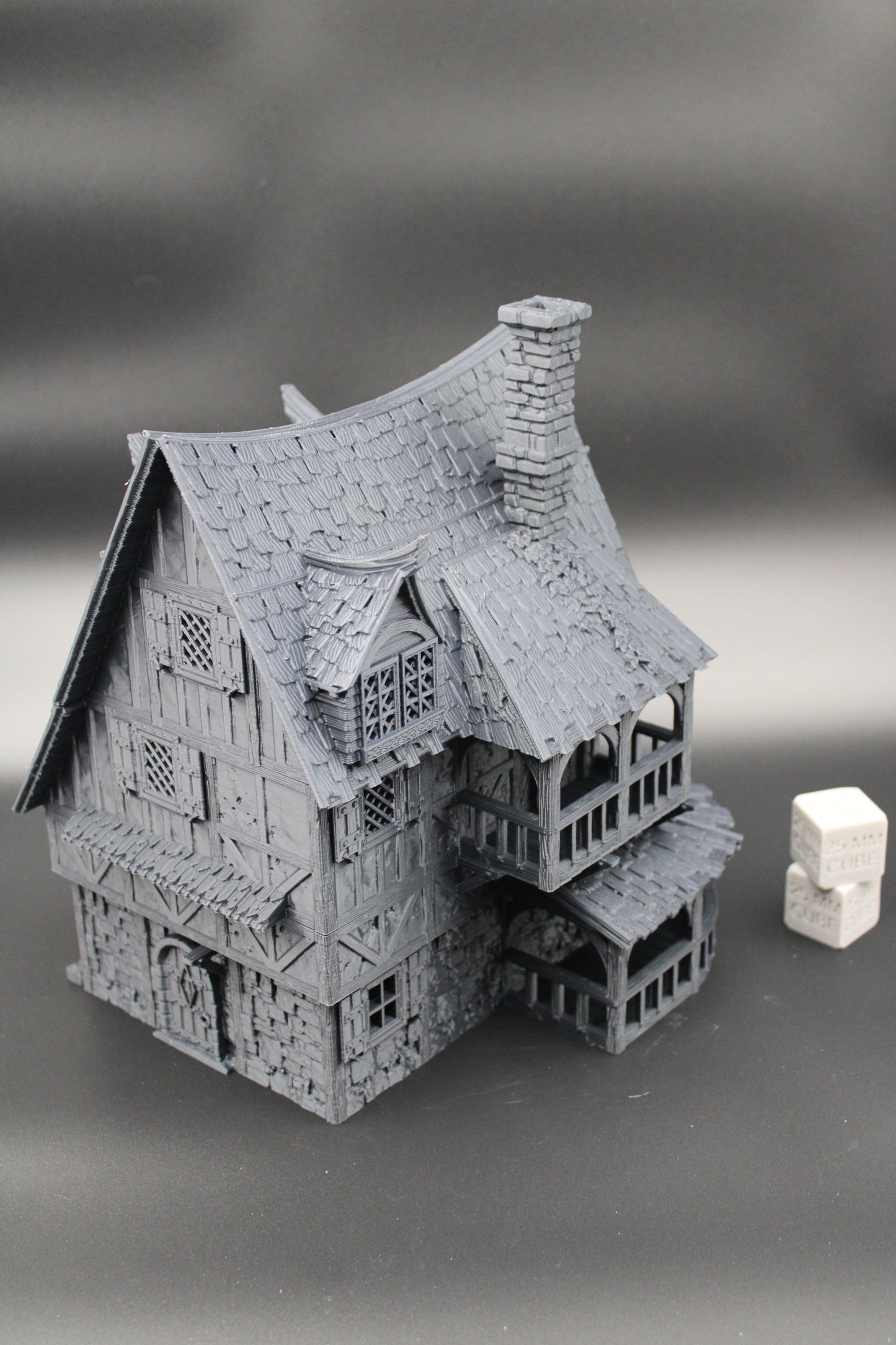 Tabletop Terrain Fantasy Blue Donkey Inn Dnd RPG wargame skirmish 28mm