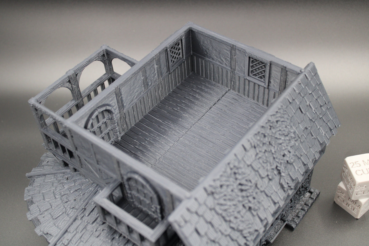 Tabletop Terrain Fantasy Blue Donkey Inn Dnd RPG wargame skirmish 28mm