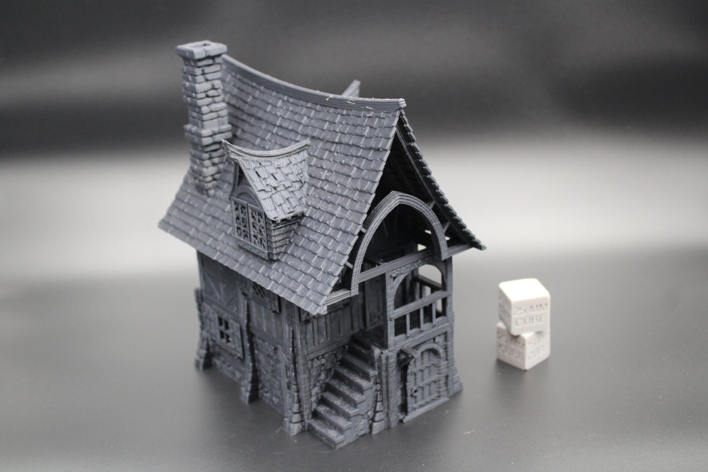 Tabletop Terrain Fantasy Row House Dnd RPG wargame skirmish 28mm