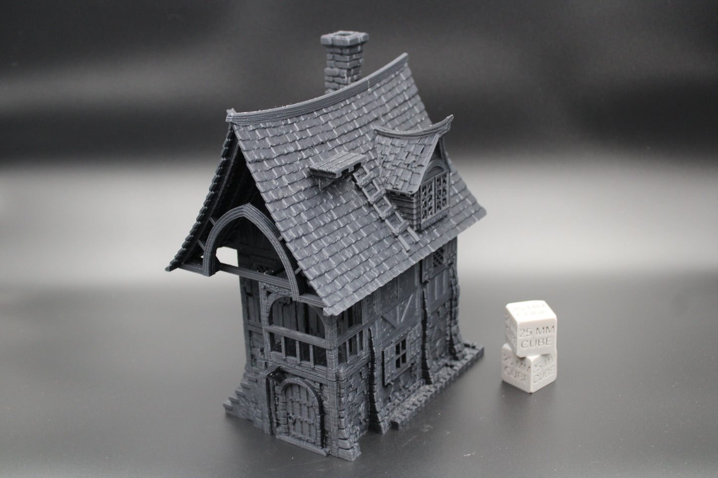 Tabletop Terrain Fantasy Row House Dnd RPG wargame skirmish 28mm