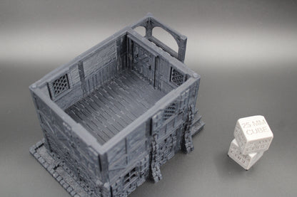 Tabletop Terrain Fantasy Row House Dnd RPG wargame skirmish 28mm