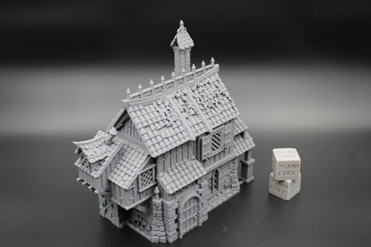 Tabletop Terrain Fantasy Captains House Dnd Rpg Wargame Skirmish 28mm