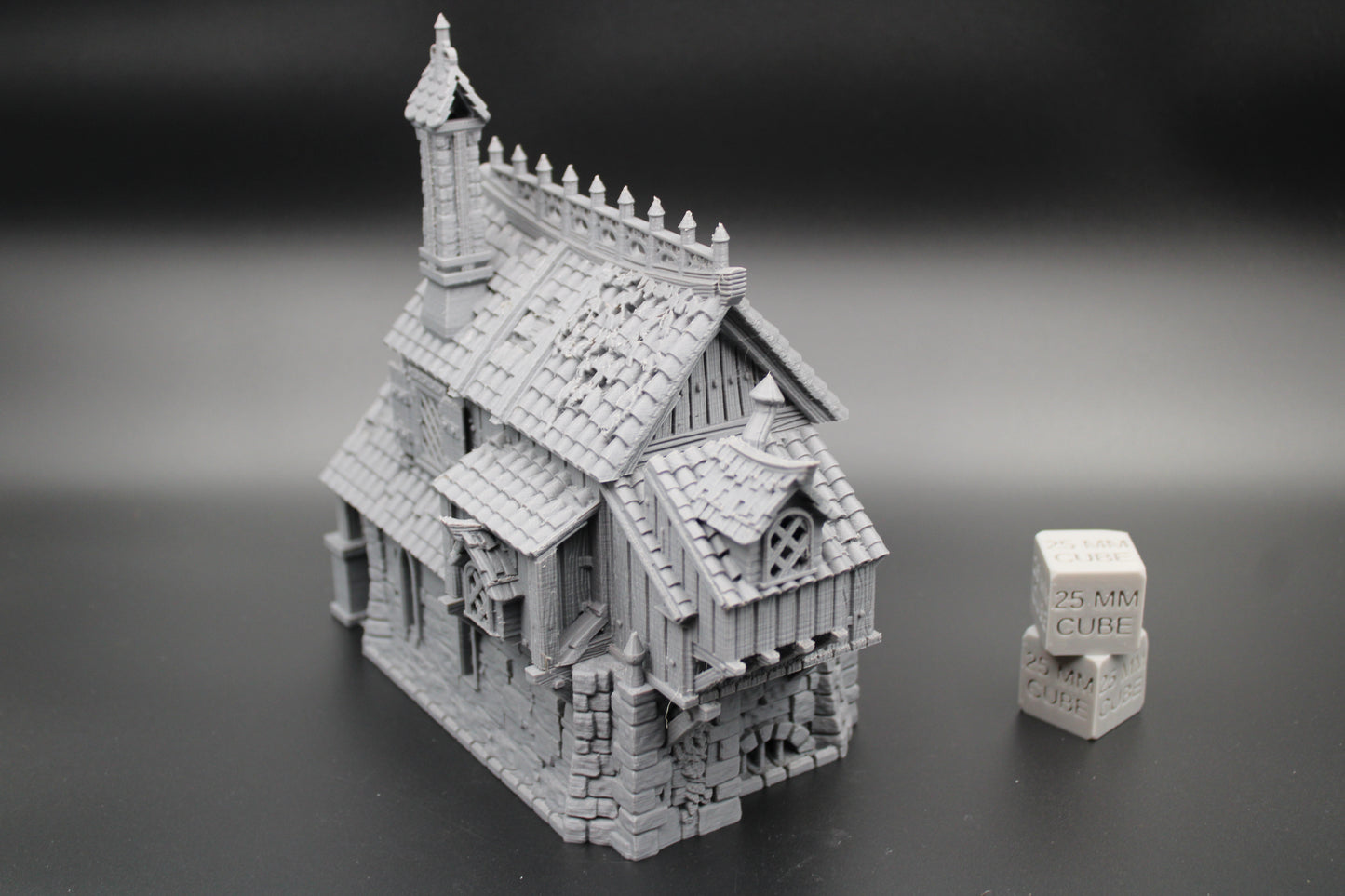 Tabletop Terrain Fantasy Captains House Dnd Rpg Wargame Skirmish 28mm