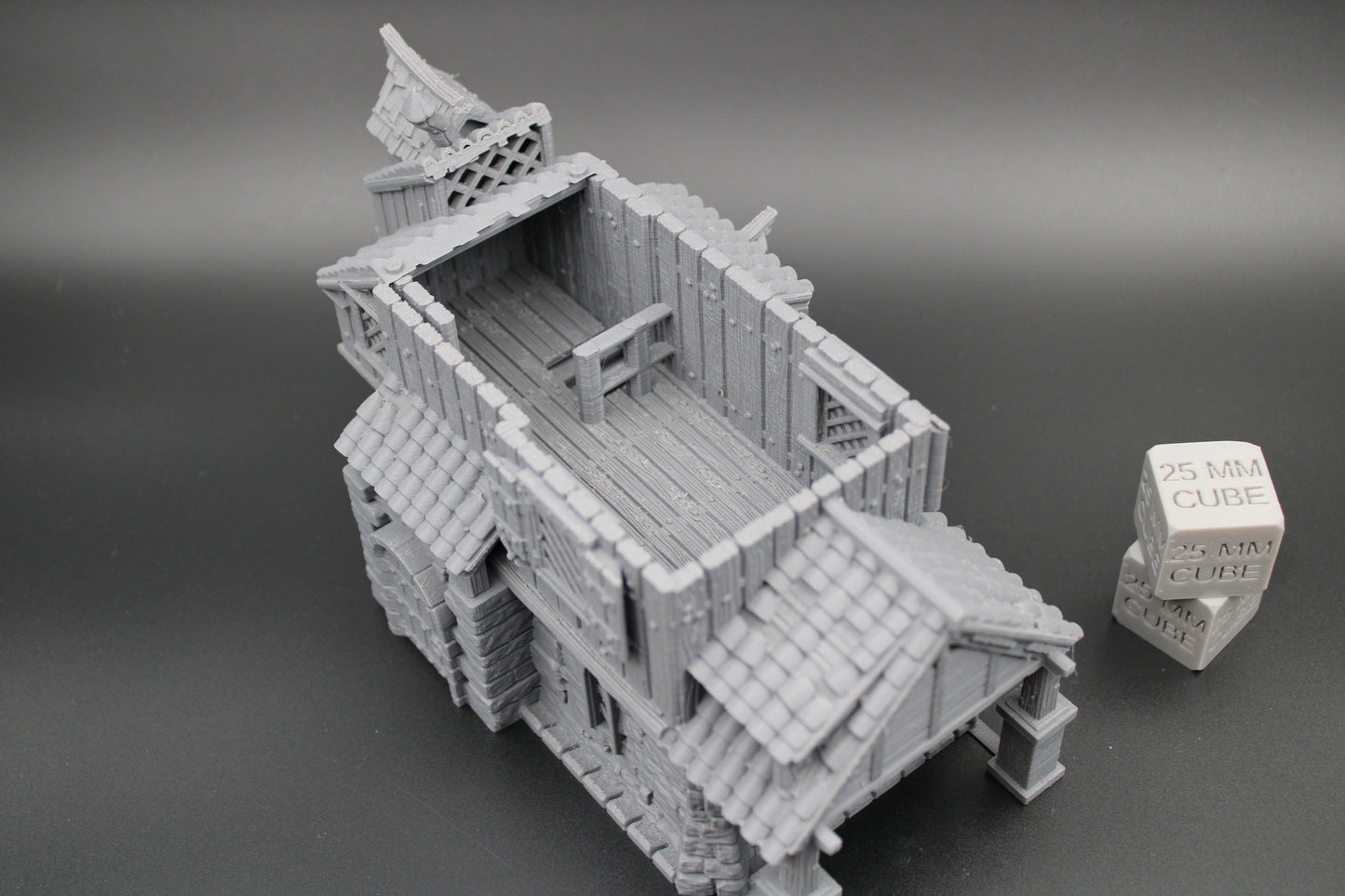 Tabletop Terrain Fantasy Captains House Dnd Rpg Wargame Skirmish 28mm