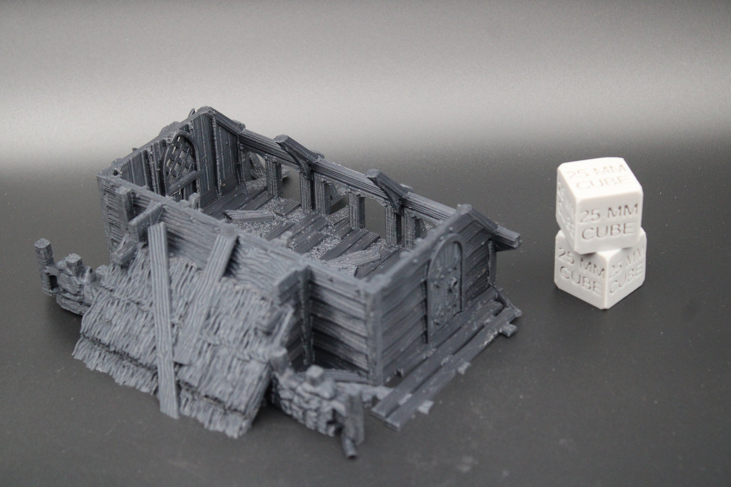 Tabletop Terrain Fantasy House Ruin 2 Dnd RPG wargame skirmish 28mm
