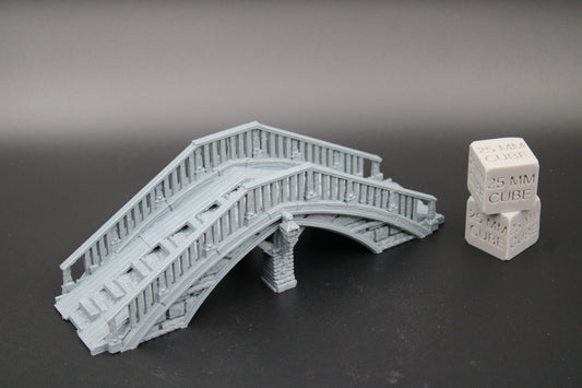 Tabletop Terrain Narrow Bridge Overpass Dnd RPG wargame skirmish 28mm