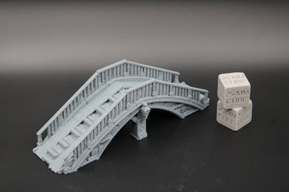 Tabletop Terrain Narrow Bridge Overpass Dnd RPG wargame skirmish 28mm