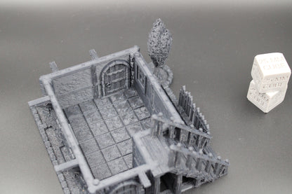 Tabletop Terrain Fantasy Estate Manor House Merchant Dnd RPG wargame skirmish 28mm