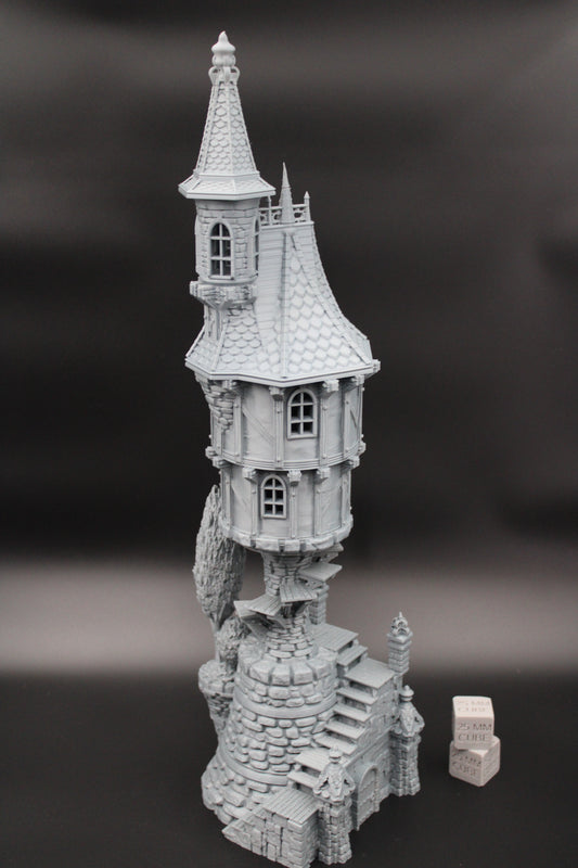 Tabletop Terrain Fantasy Mad Wizard Tower Dnd RPG wargame skirmish 28mm