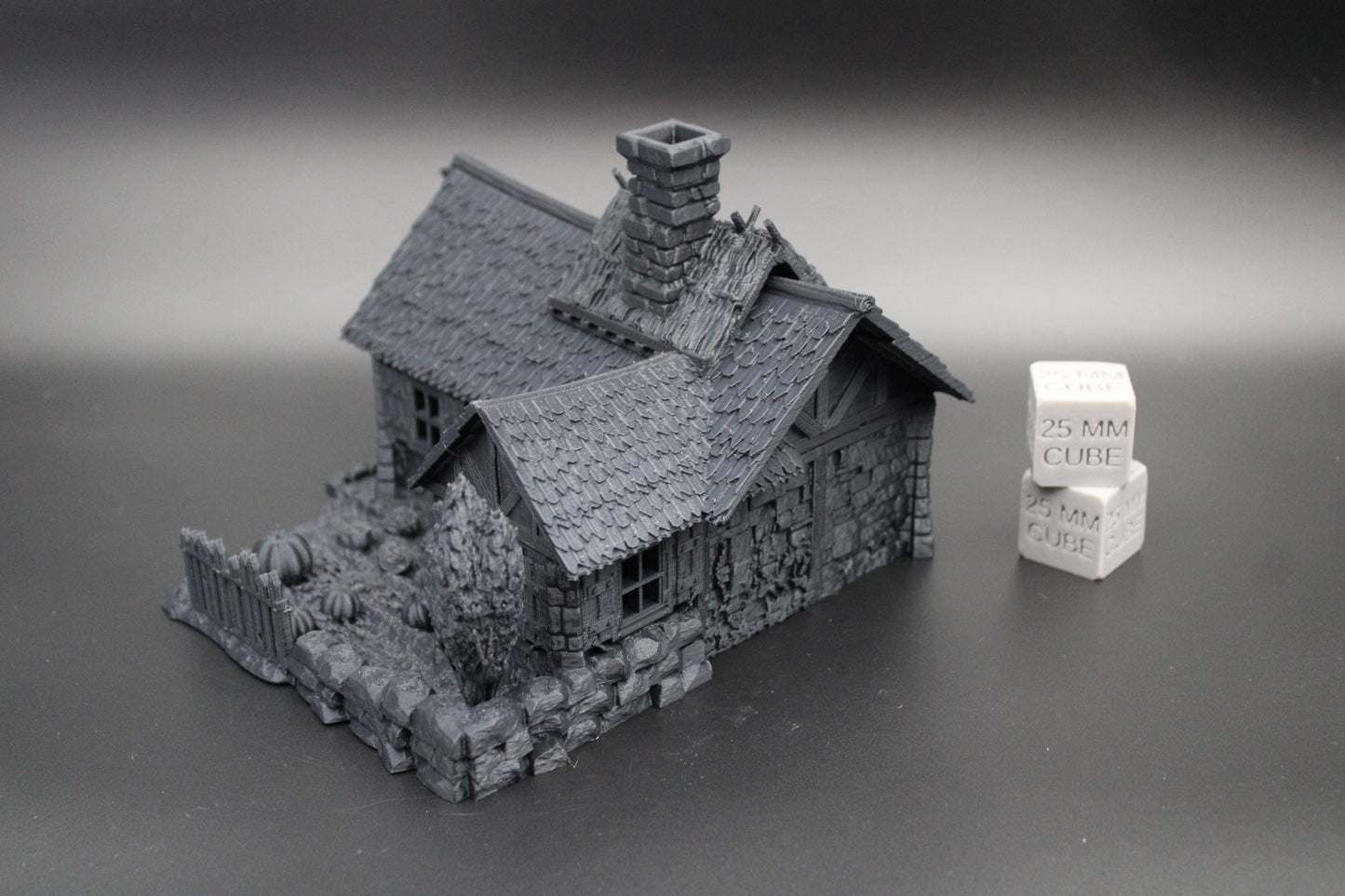 Tabletop Terrain Fantasy Farm House Cottage Garden Dnd RPG wargame skirmish 28mm