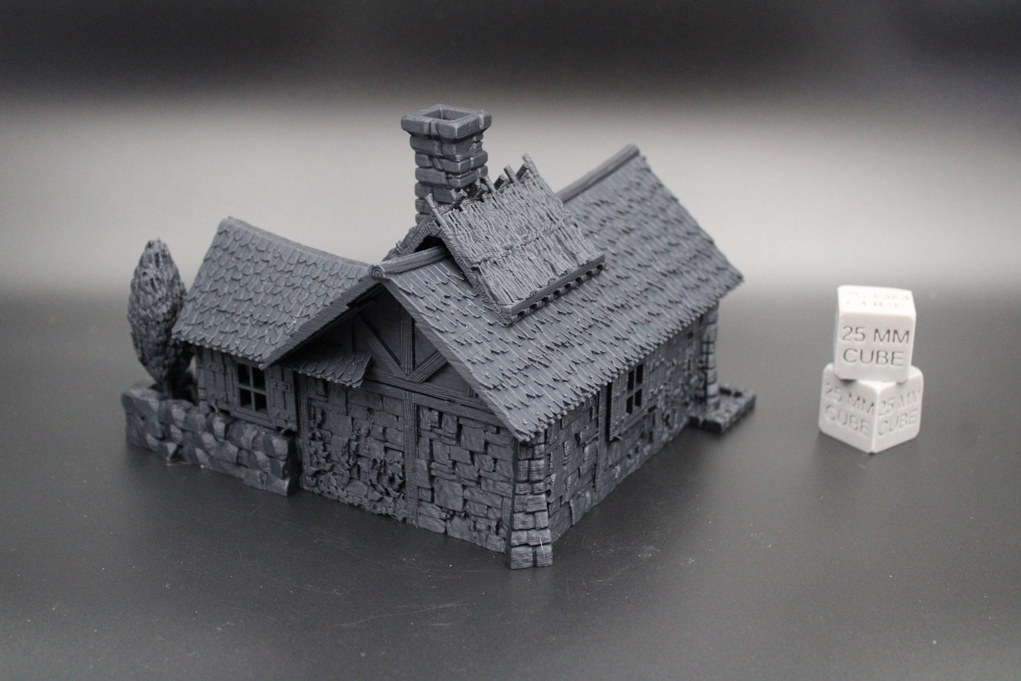 Tabletop Terrain Fantasy Farm House Cottage Garden Dnd RPG wargame skirmish 28mm