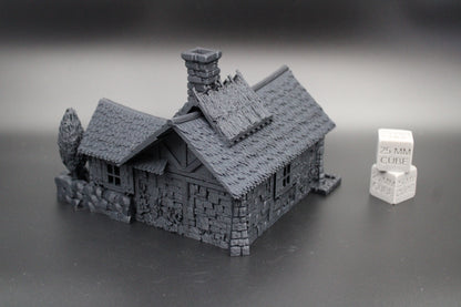 Tabletop Terrain Fantasy Farm House Cottage Garden Dnd RPG wargame skirmish 28mm