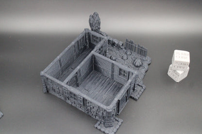 Tabletop Terrain Fantasy Farm House Cottage Garden Dnd RPG wargame skirmish 28mm