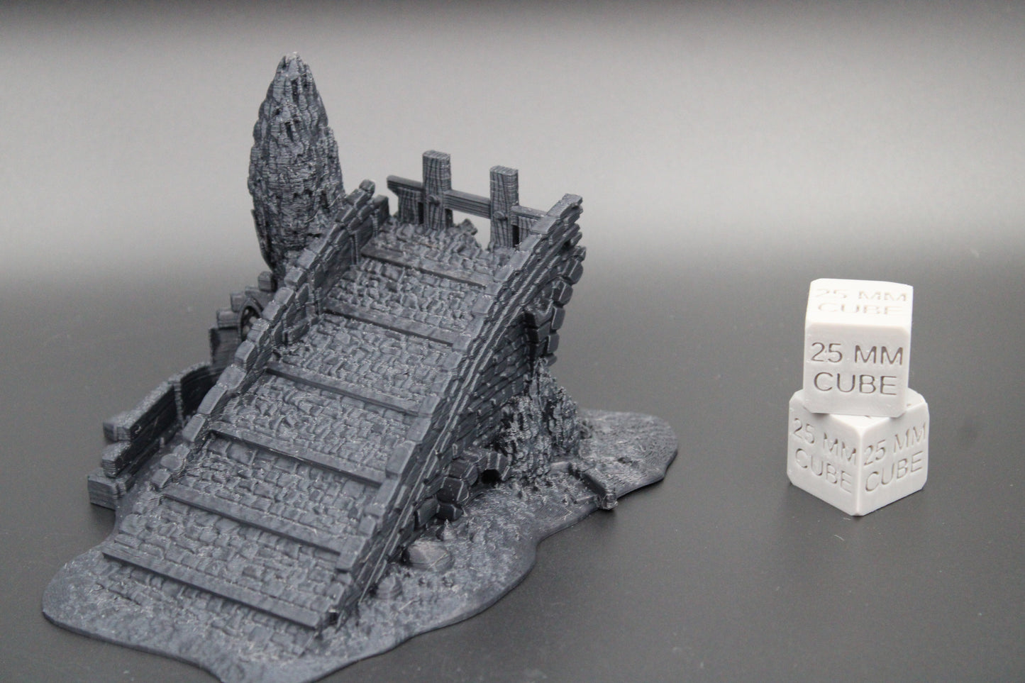 Tabletop Terrain Fantasy Bridge Ruin Dnd RPG wargame skirmish 28mm