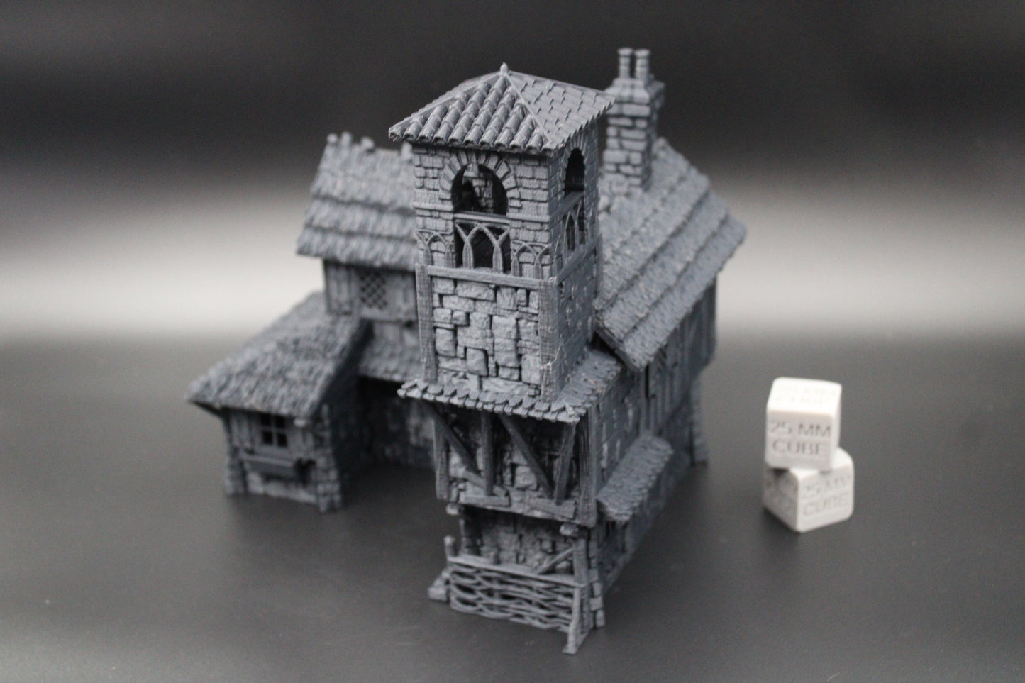 Tabletop Terrain Fantasy Bell Tower House Dnd RPG wargame skirmish 28mm