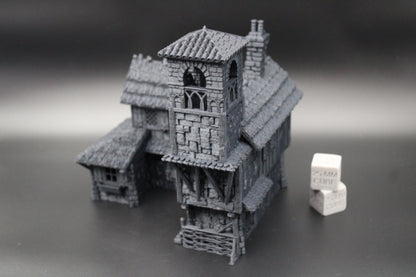 Tabletop Terrain Fantasy Bell Tower House Dnd RPG wargame skirmish 28mm