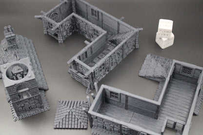 Tabletop Terrain Fantasy Bell Tower House Dnd RPG wargame skirmish 28mm