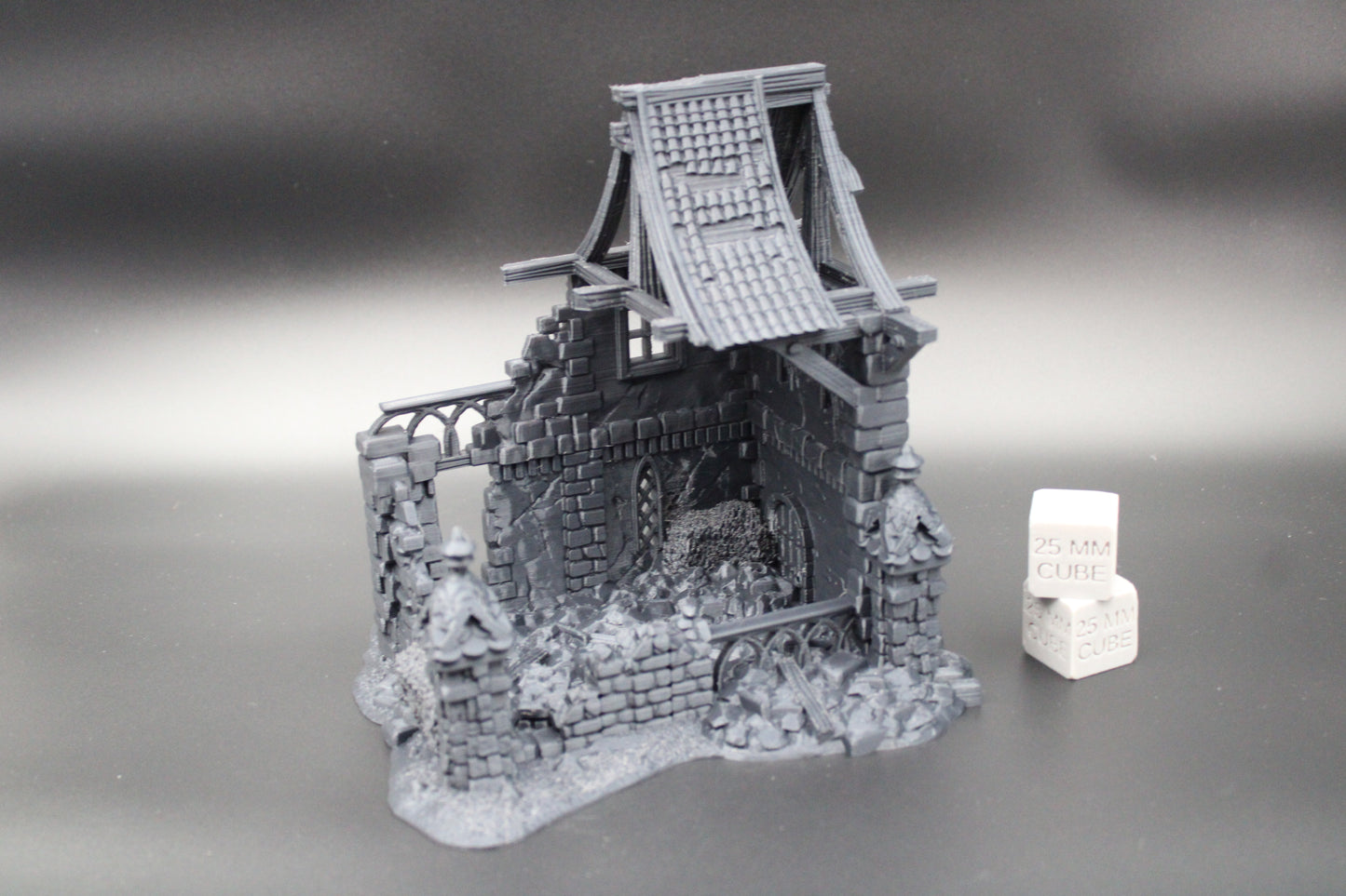 Tabletop Terrain Fantasy 3 Story Manor Ruin Dnd RPG wargame skirmish 28mm