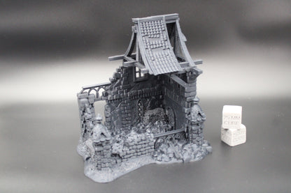 Tabletop Terrain Fantasy 3 Story Manor Ruin Dnd RPG wargame skirmish 28mm