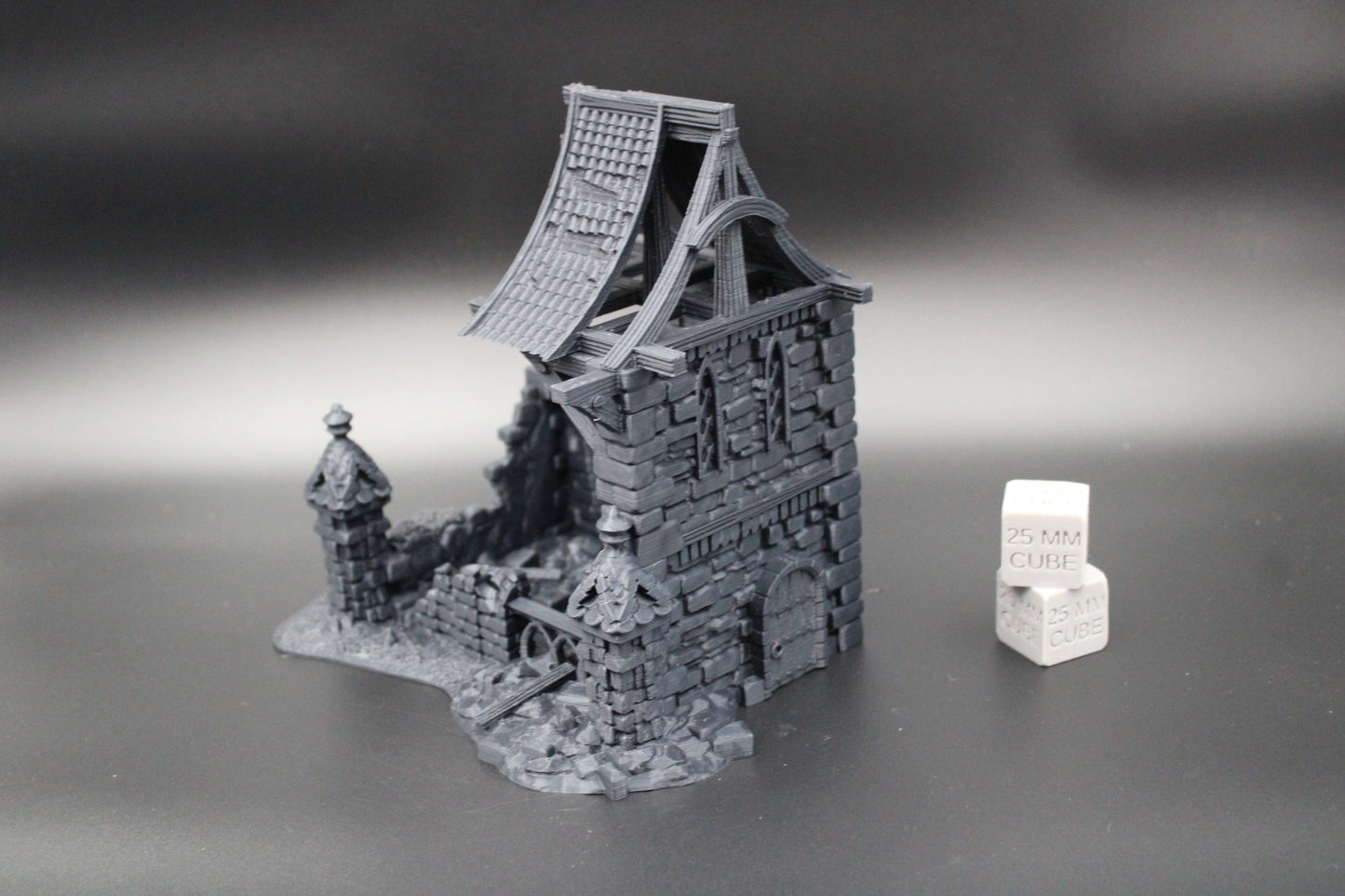 Tabletop Terrain Fantasy 3 Story Manor Ruin Dnd RPG wargame skirmish 28mm