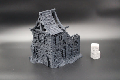 Tabletop Terrain Fantasy 3 Story Manor Ruin Dnd RPG wargame skirmish 28mm