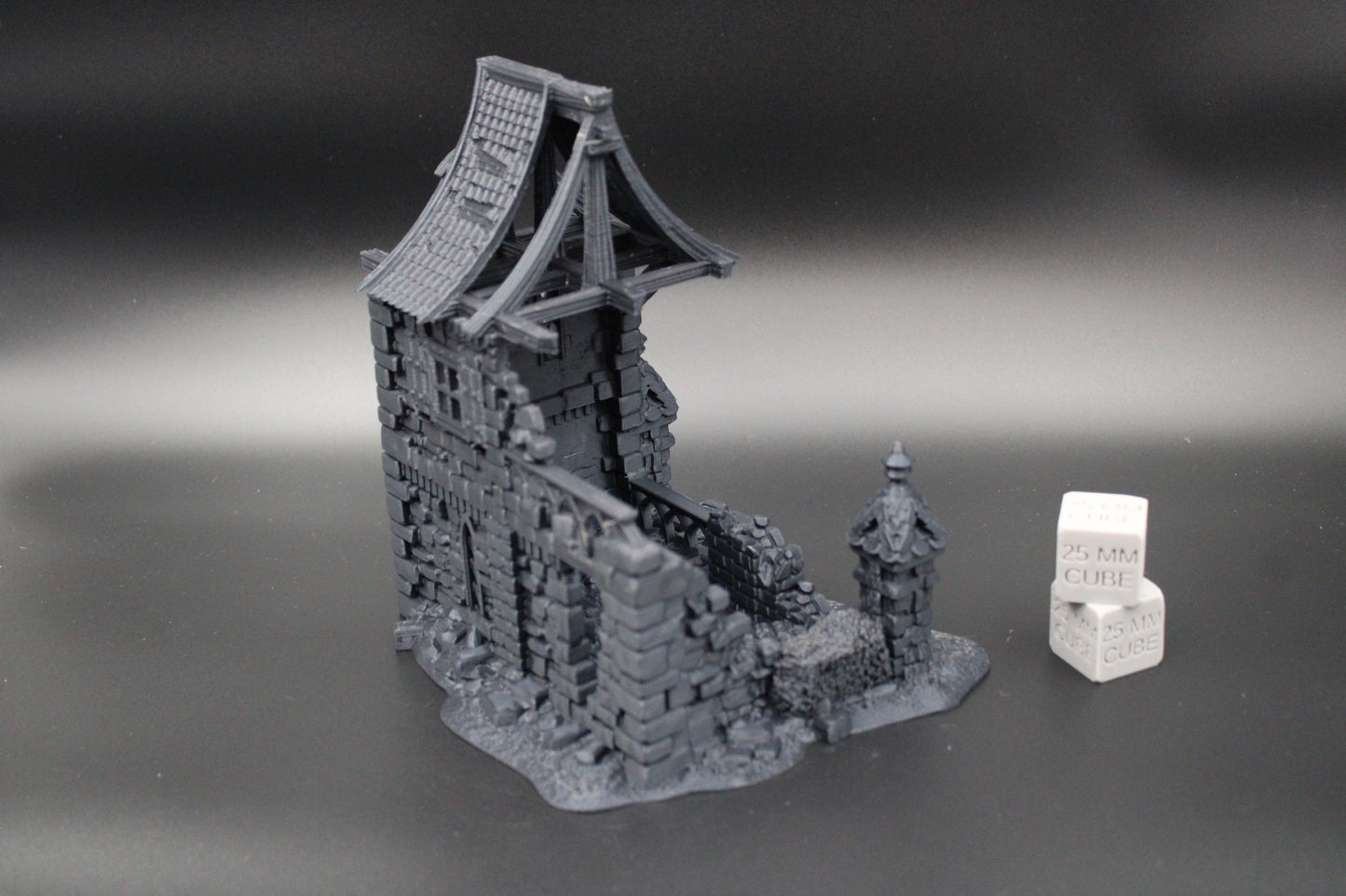 Tabletop Terrain Fantasy 3 Story Manor Ruin Dnd RPG wargame skirmish 28mm