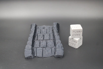 Tabletop Terrain Fantasy Low Stone Bridge Dnd RPG wargame skirmish 28mm