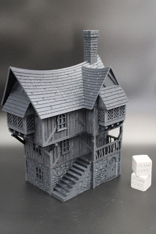 Tabletop Terrain Fantasy Boarding House Dnd RPG wargame skirmish 28mm