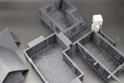 Tabletop Terrain Fantasy Boarding House Dnd RPG wargame skirmish 28mm