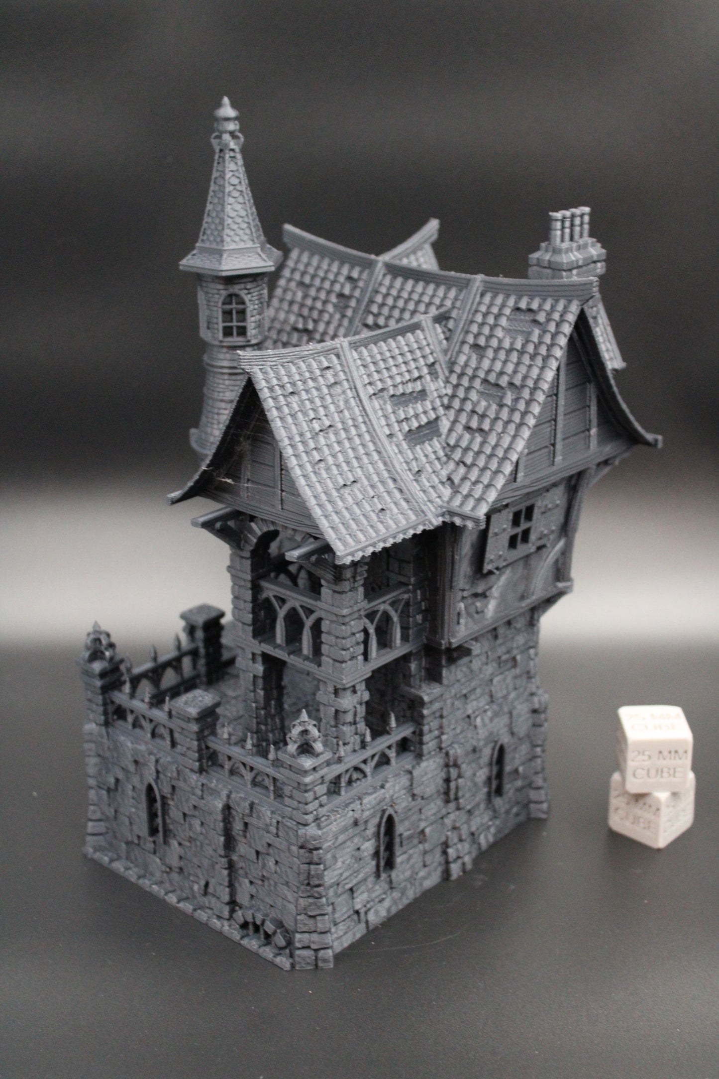 Tabletop Terrain Fantasy Mercenary Guild Manor House Dnd RPG wargame skirmish 28mm
