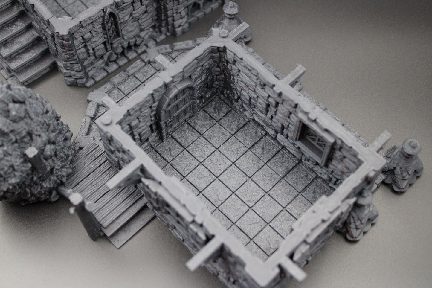 Tabletop Terrain Fantasy Water Wheel Mill Sawmill Workshop Dnd RPG wargame skirmish 28mm