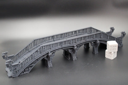 Tabletop Terrain Fantasy Large Modular Bridge Dnd RPG wargame skirmish 28mm