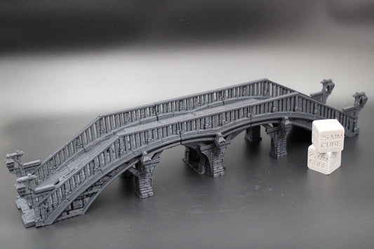 Tabletop Terrain Fantasy Large Modular Bridge Dnd RPG wargame skirmish 28mm