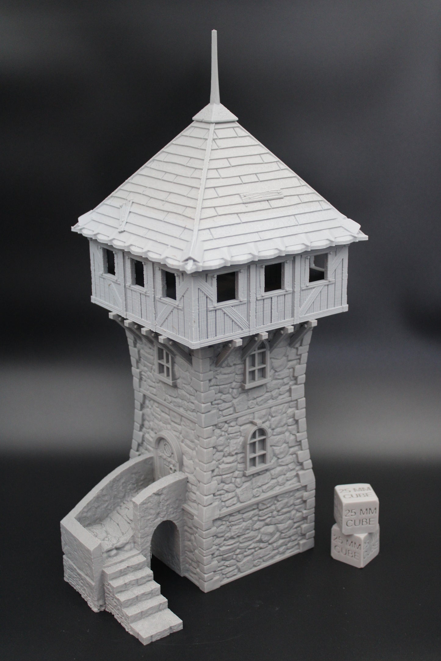 Tabletop Terrain Defense Tower Garrison Dnd RPG wargame skirmish 28mm