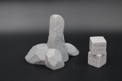 Tabletop Terrain Fantasy Druid Stone Cairn Dnd RPG wargame skirmish 28mm