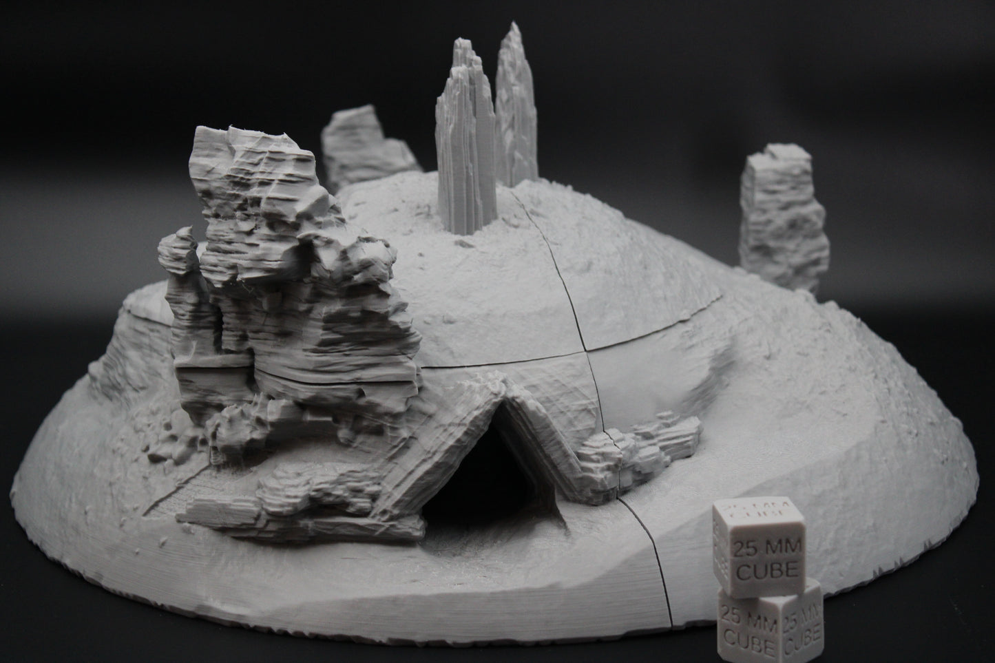 Tabletop Terrain Epic Burial Mound Barrow Dnd RPG wargame skirmish 28mm 32mm BC1