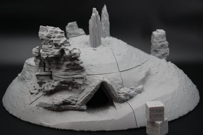 Tabletop Terrain Epic Burial Mound Barrow Dnd RPG wargame skirmish 28mm 32mm BC1