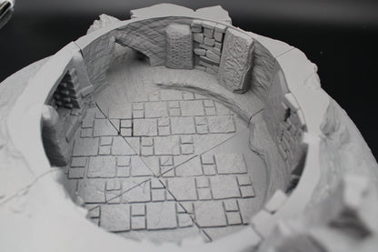 Tabletop Terrain Epic Burial Mound Barrow Dnd RPG wargame skirmish 28mm 32mm BC1