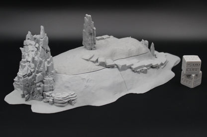 Tabletop Terrain Crypt Burial Mound Barrow Dnd RPG wargame skirmish 28mm 32mm BC2