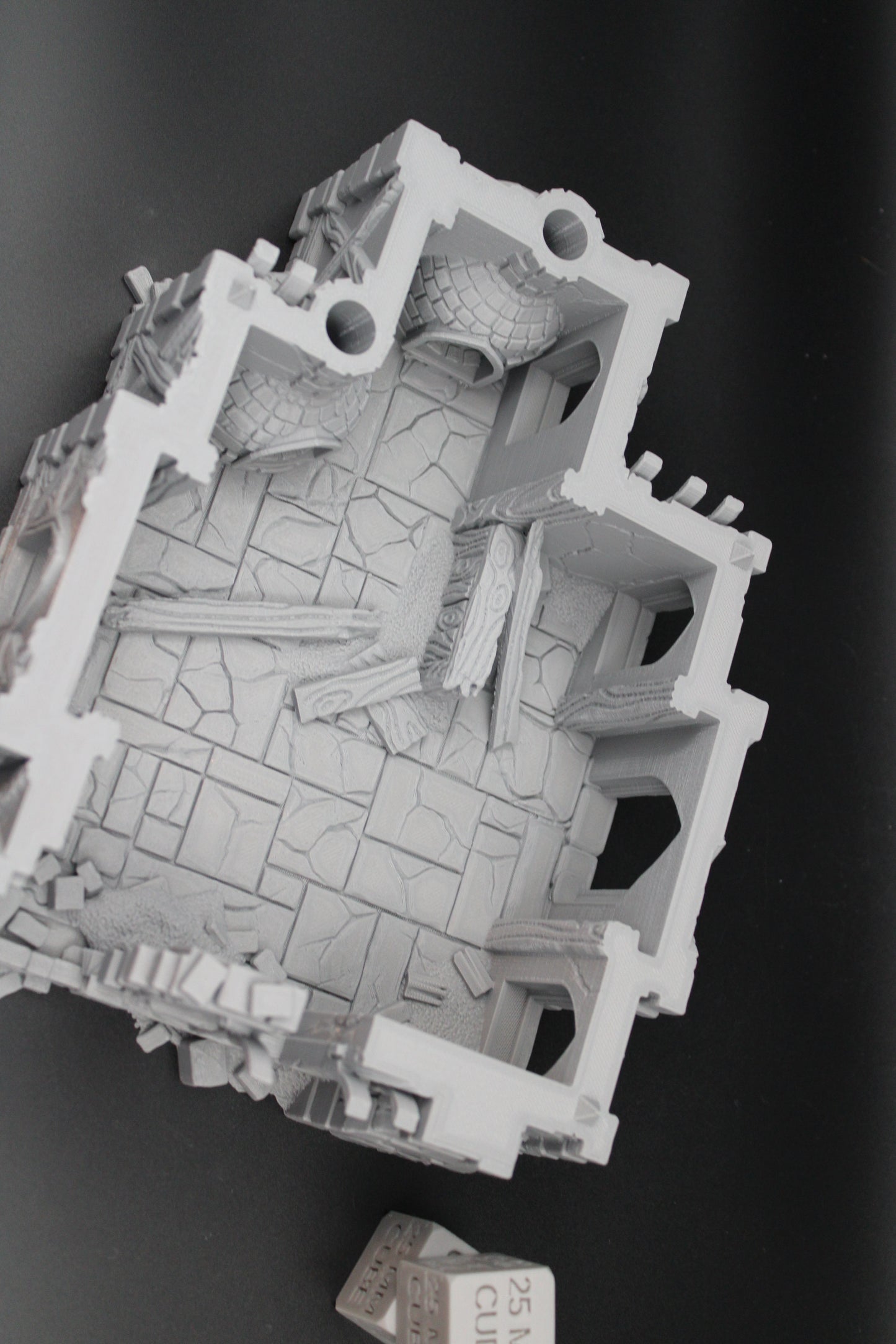 Tabletop Terrain Medieval Bakery Ruins Dnd RPG wargame skirmish 28-32mm