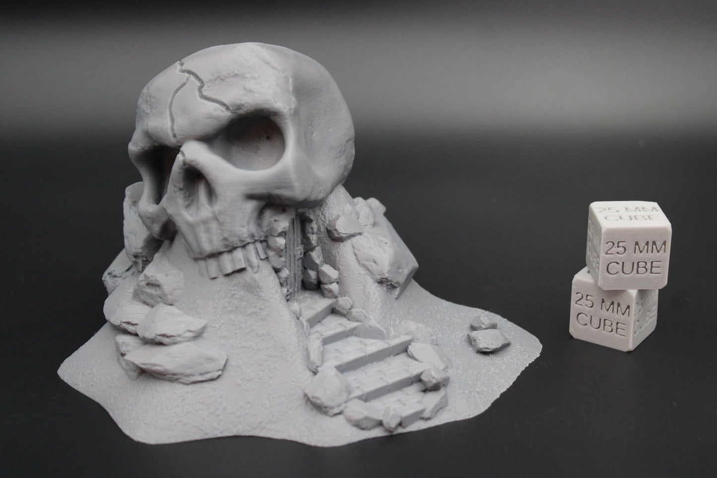 Tabletop Terrain Skull Rock Dungeon Entrance Dnd RPG Skirmish 28mm