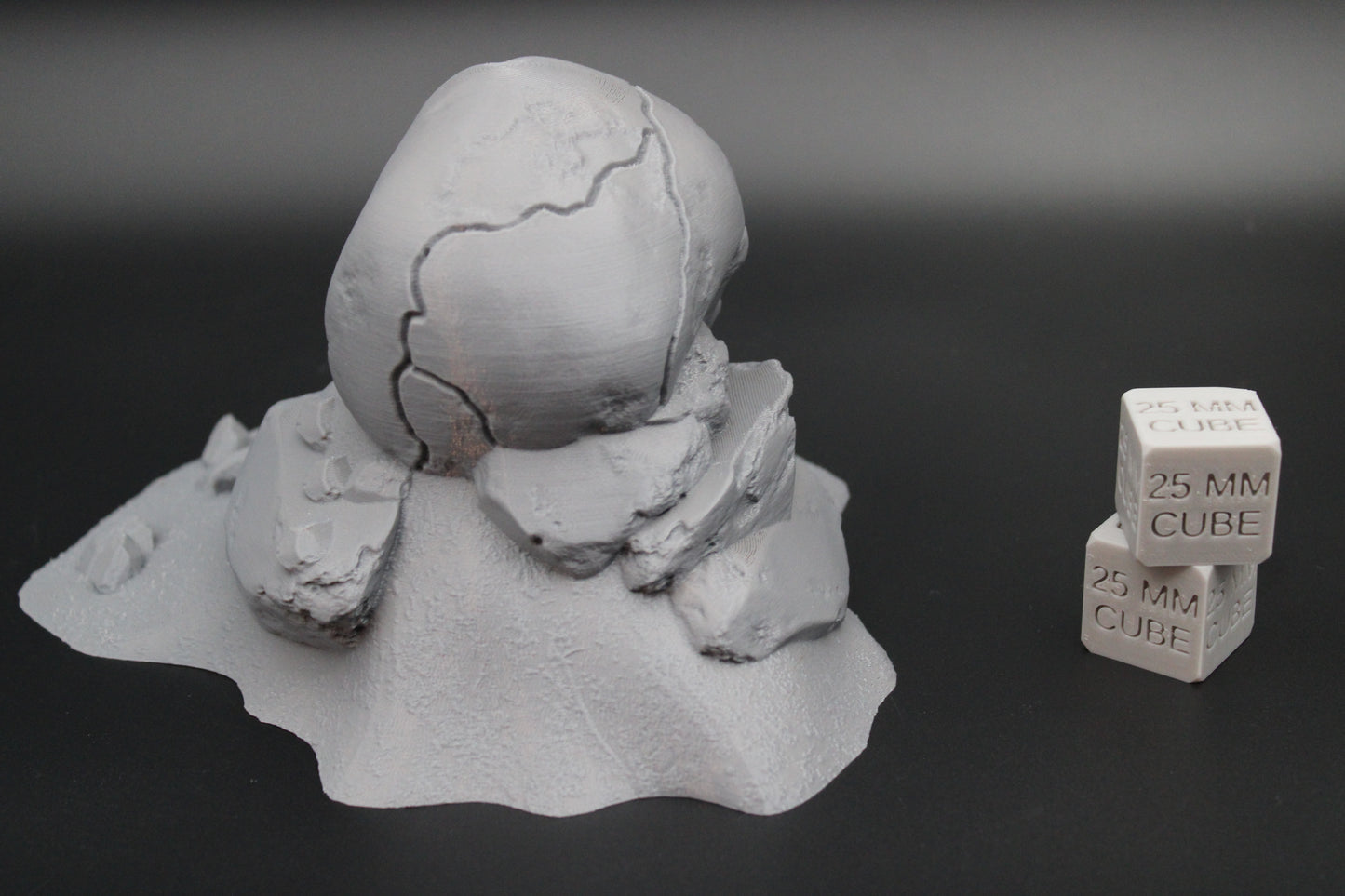 Tabletop Terrain Skull Rock Dungeon Entrance Dnd RPG Skirmish 28mm