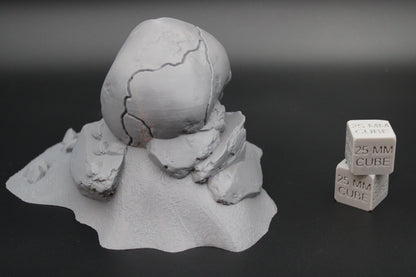 Tabletop Terrain Skull Rock Dungeon Entrance Dnd RPG Skirmish 28mm