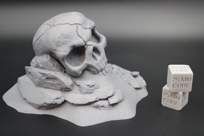 Tabletop Terrain Skull Rock Dungeon Entrance Dnd RPG Skirmish 28mm