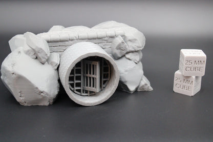Tabletop Terrain Sewer Dungeon Entrance Dnd RPG Skirmish 28mm