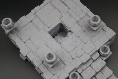 Tabletop Terrain Temple Dungeon Entrance Dnd RPG Skirmish 28mm