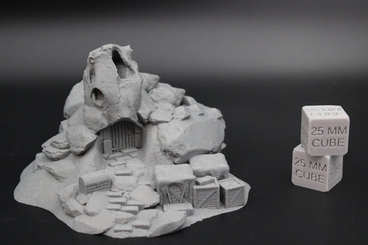 Tabletop Terrain Smugglers Hideout Dungeon Entrance Dnd RPG Skirmish 28mm